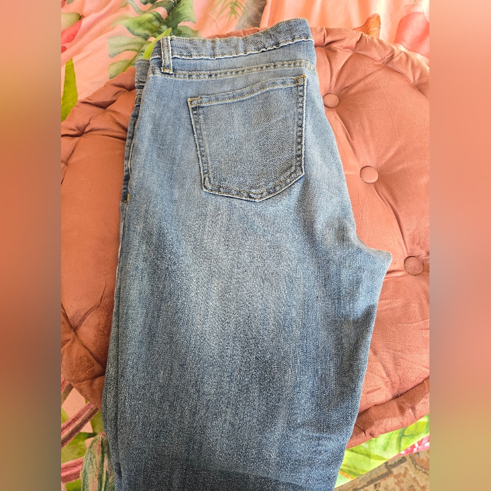 GAP Blue Denim Jeans with Yellow Stitching
